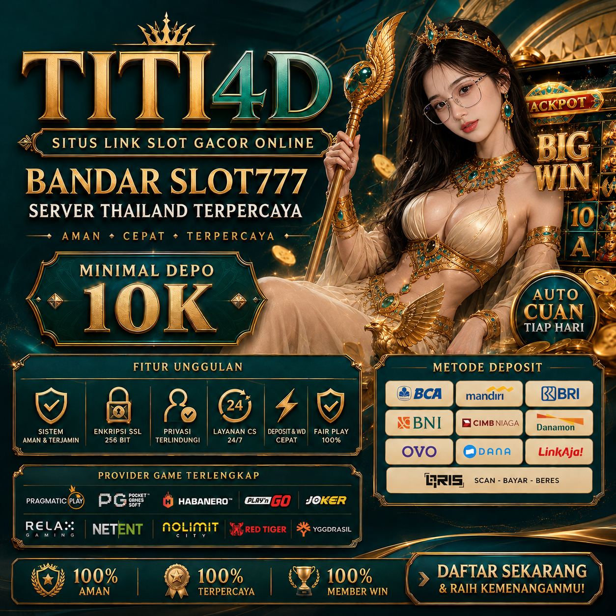 TITI4D | Naaig Situs Link Slot Gacor Online & Bandar Slot777 Server Thailand Terpercaya
