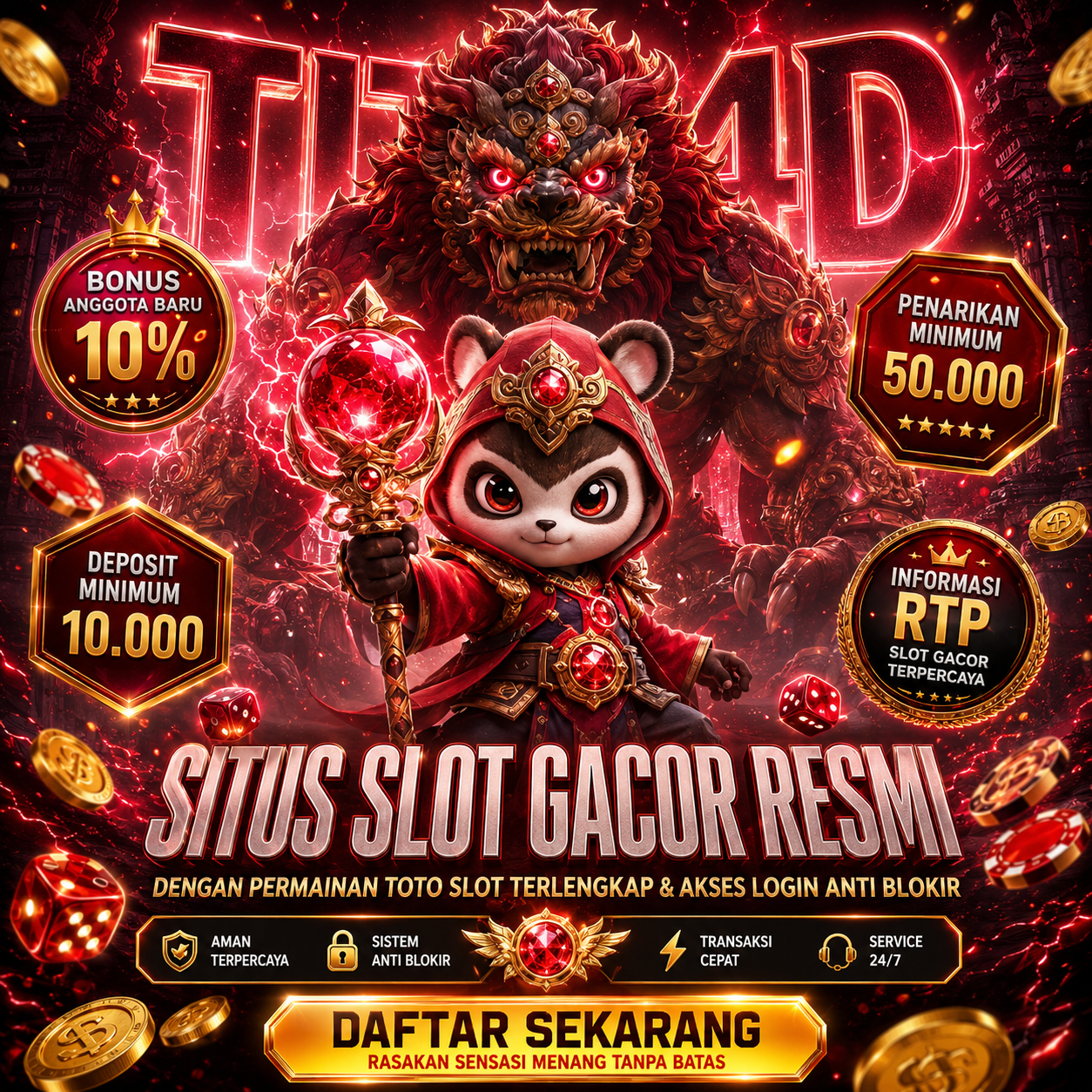 TITI4D | Formaci Situs Slot Gacor Resmi Dengan Permainan Toto Slot Terlengkap & Akses Login Anti Blokir 